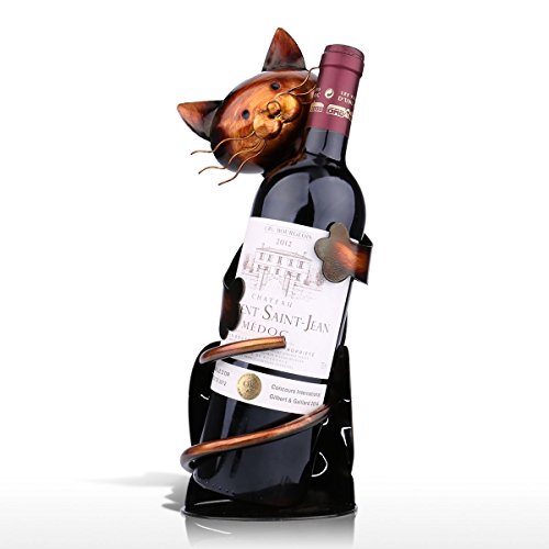 Cat Hugging Wine Holder