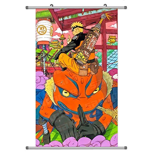 Colorful Scroll Naruto Artwork Poster