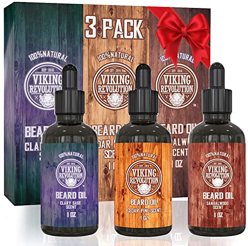 3-Pack Beard Oil Conditioner