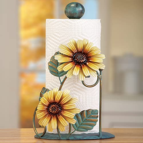 Standing Sunflower Paper Towel Holder
