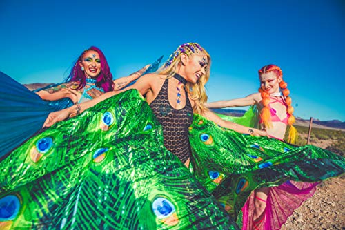 Gorgeous Peacock-Inspired Festival Costume Wings