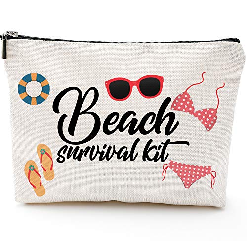 Beach Survival Kit Cosmetic Bag