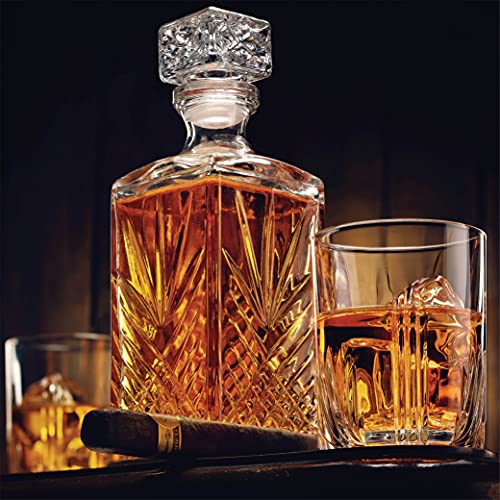 Elegant Novelty Whiskey Decanter Set 