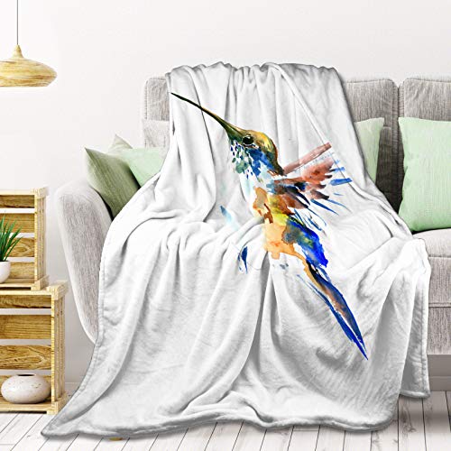 Comforting Hummingbird Fleece Blanket  