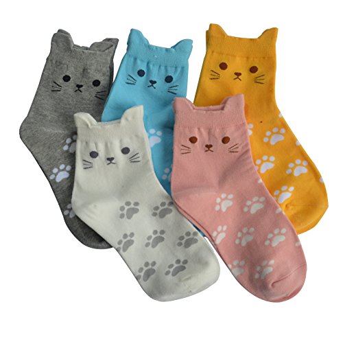 Novelty Cotton Kitty Ears Socks