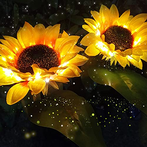 Solar Powered Sunflower Garden Lights
