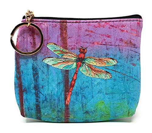 Iridescent Dragonfly Coin Purse 