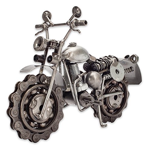 Eye-Catching Upcycled Collectible Roughrider Motorcycle Model  