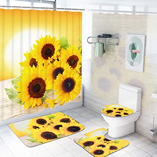 Sunflower Bathroom Fixtures Set