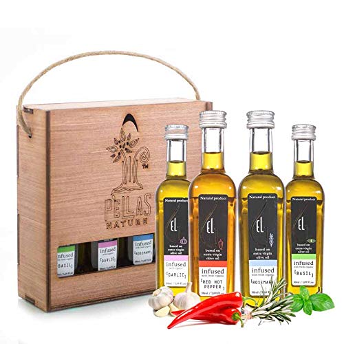 Organically Infused Extra Virgin Olive Oil Set
