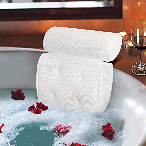 White Cushion for Ultimate Bath Tub Comfort