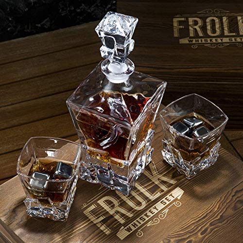 Luxurious Scotch Whiskey Decanter Set 