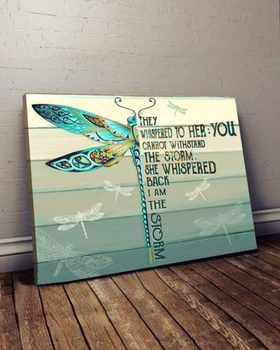 Colorful Dragonfly Poster 