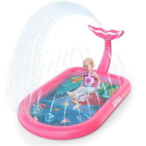 Entertaining Mermaid Inflatable Sprinkler Pool