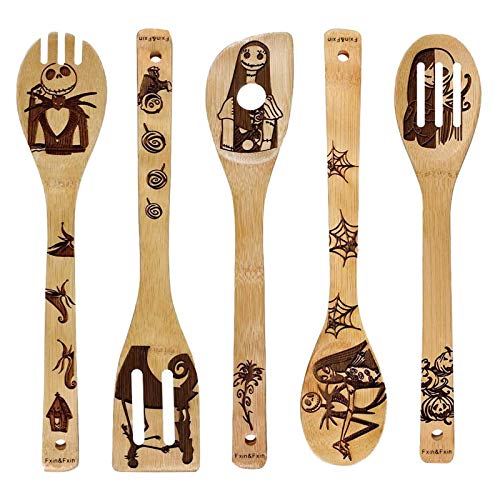 Nightmare Pyrography Wooden Spoons