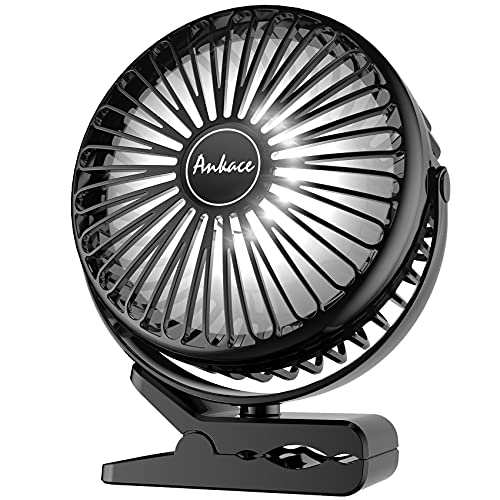 Rechargeable Fan with LED Lights 