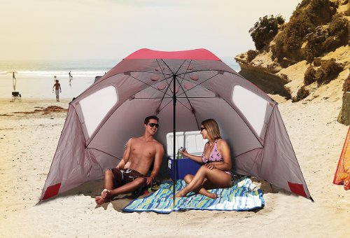 Vented Umbrella for Sun and Weather Protection 