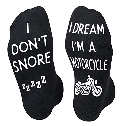 Funny Motorcycle Rider-Inspired Statement Socks