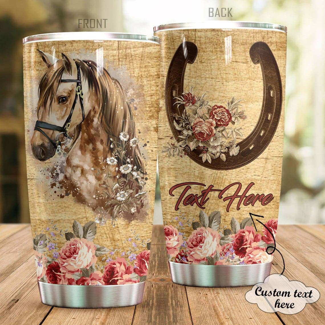 Make It Personal with This Horse Tumbler