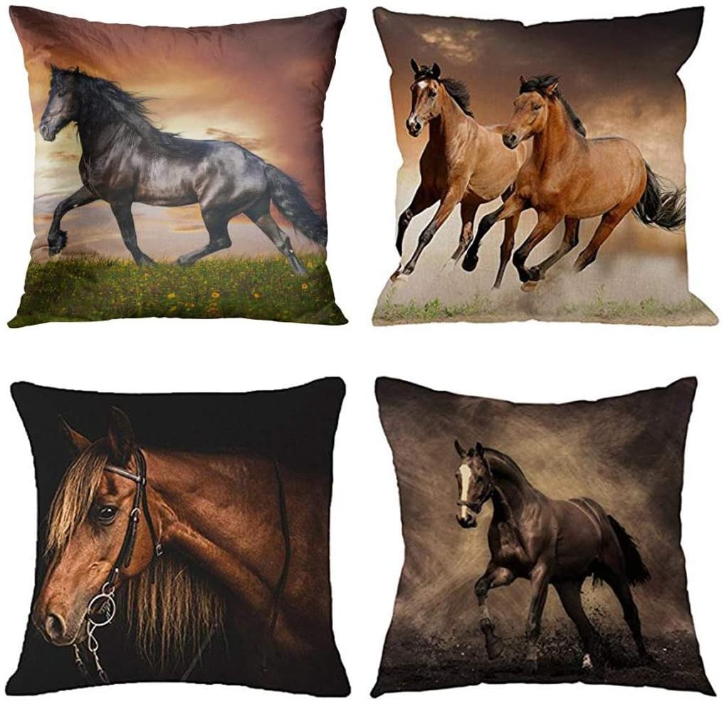 Stylish Home-y Horse Throw Pillows