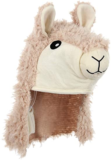 Playful Furry Llama Hat
