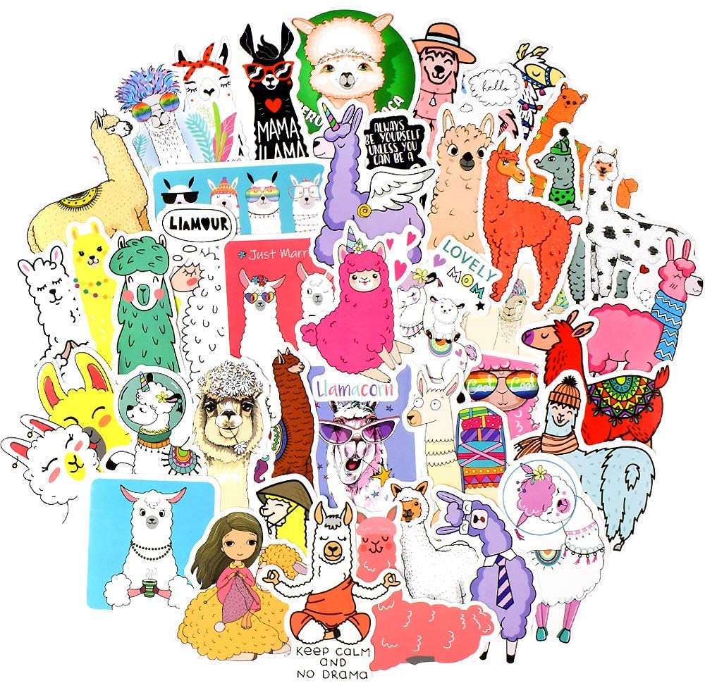 Multipurpose Stickers for the Llama Lover