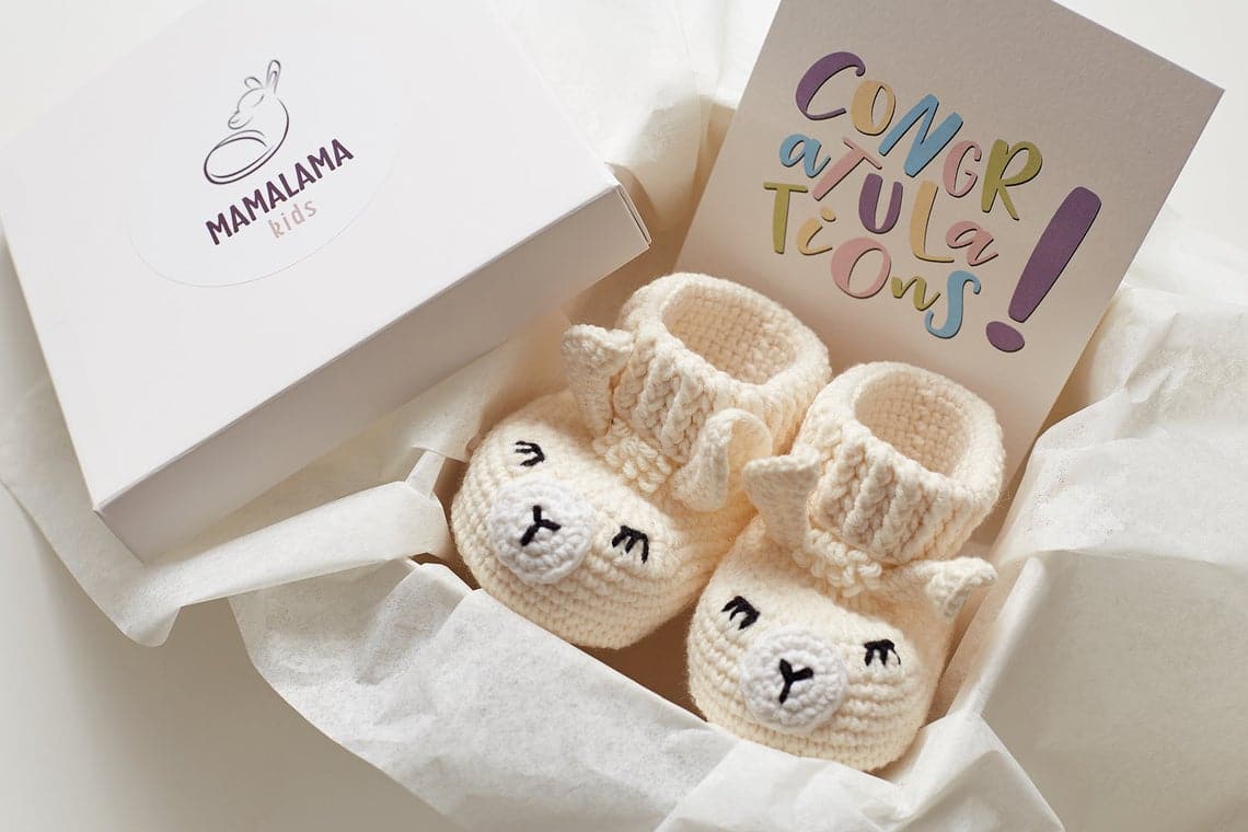 Adorable Baby Llama Booties for the New Parents