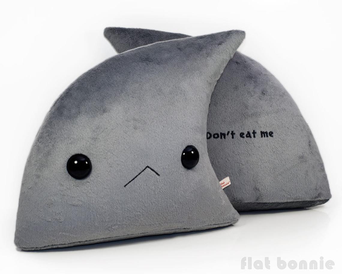 “Don’t Eat Me” Shark Fin Pillow