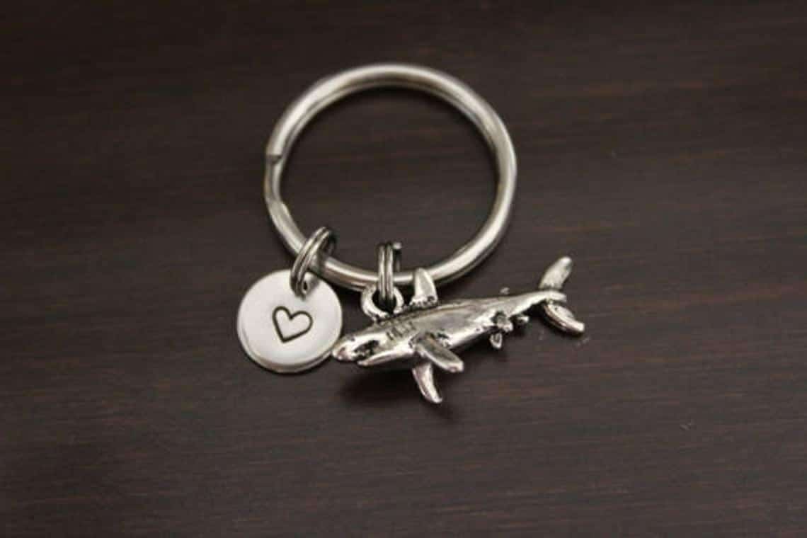 Adorable Shark Keychain