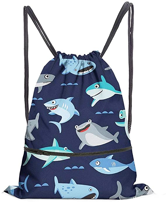 Happy Shark Gym Bag