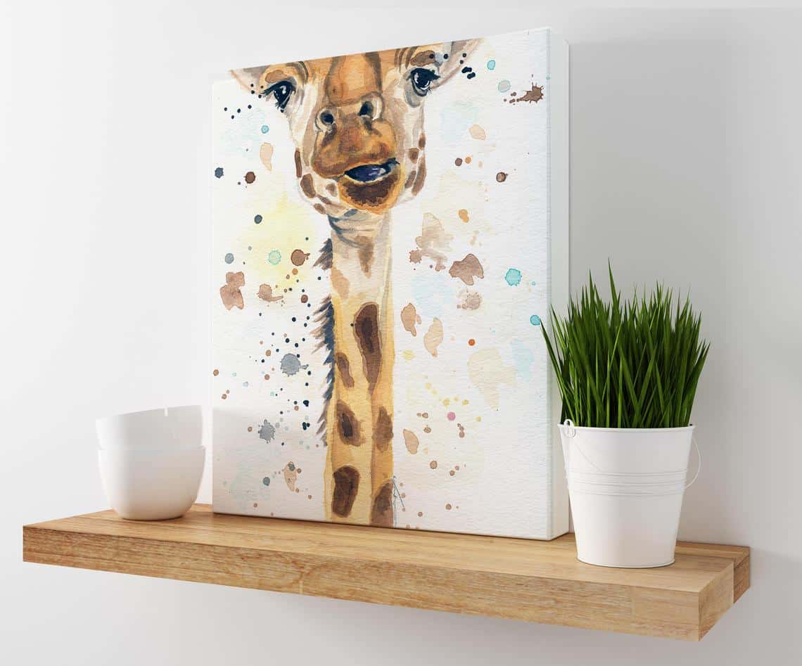A Magnificent Giraffe Art Work