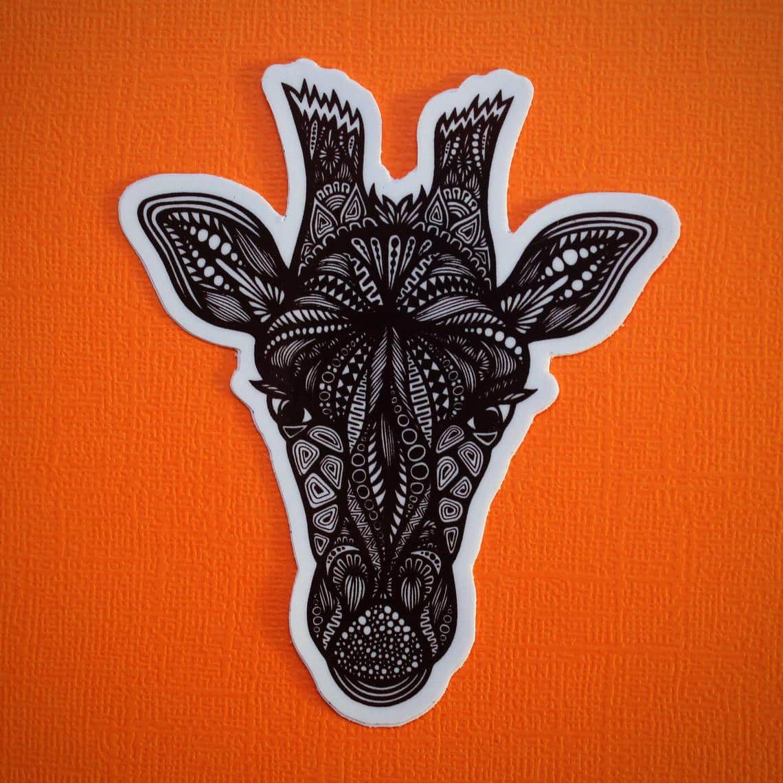 Waterproof and Super Cute Giraffe Sticker