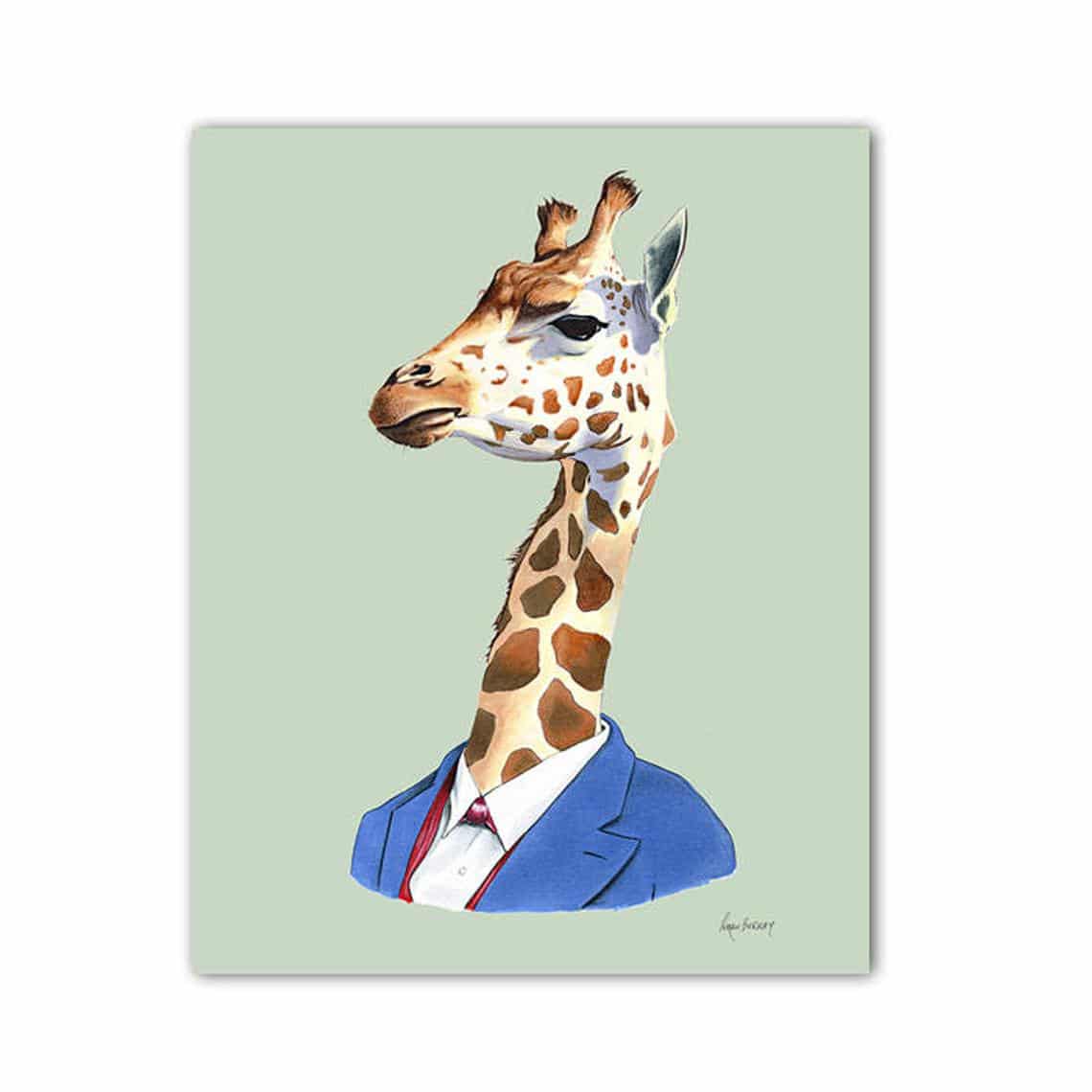 Good Looking Giraffe Art Print