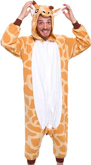 Cozy One-Piece Giraffe Costume