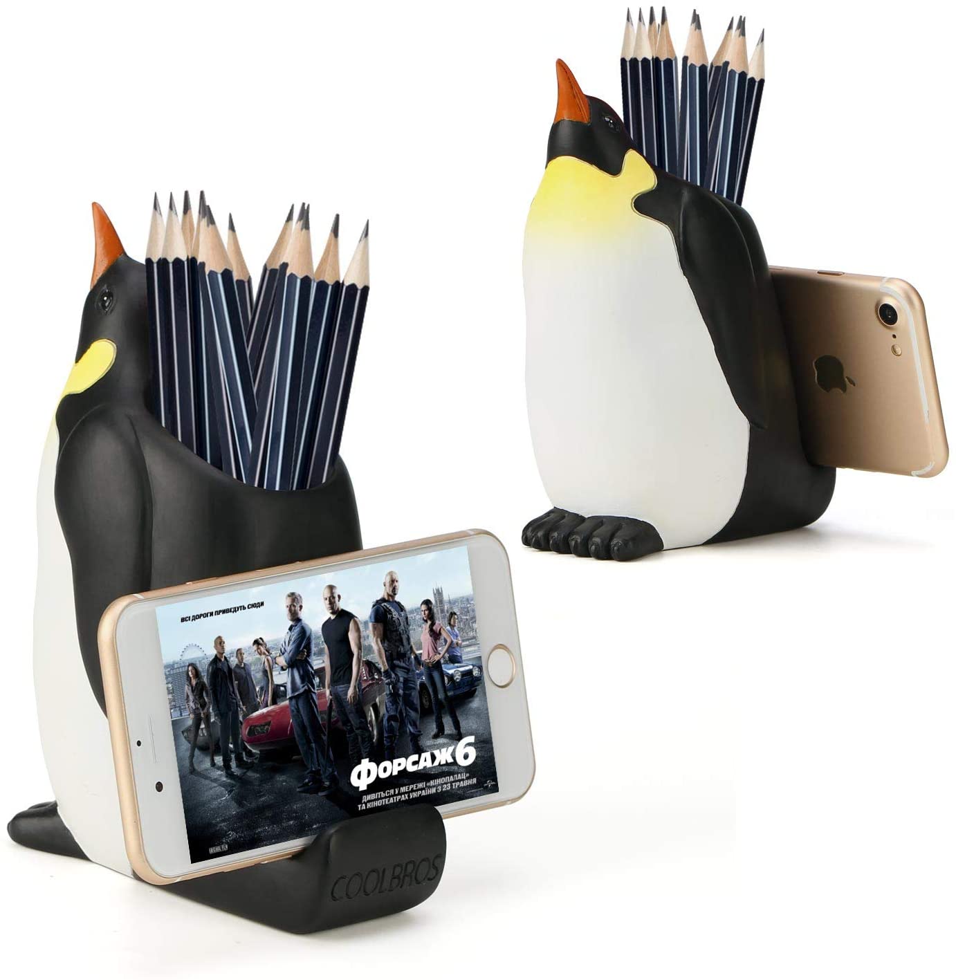 Silly Penguin Pen and Phone Holder