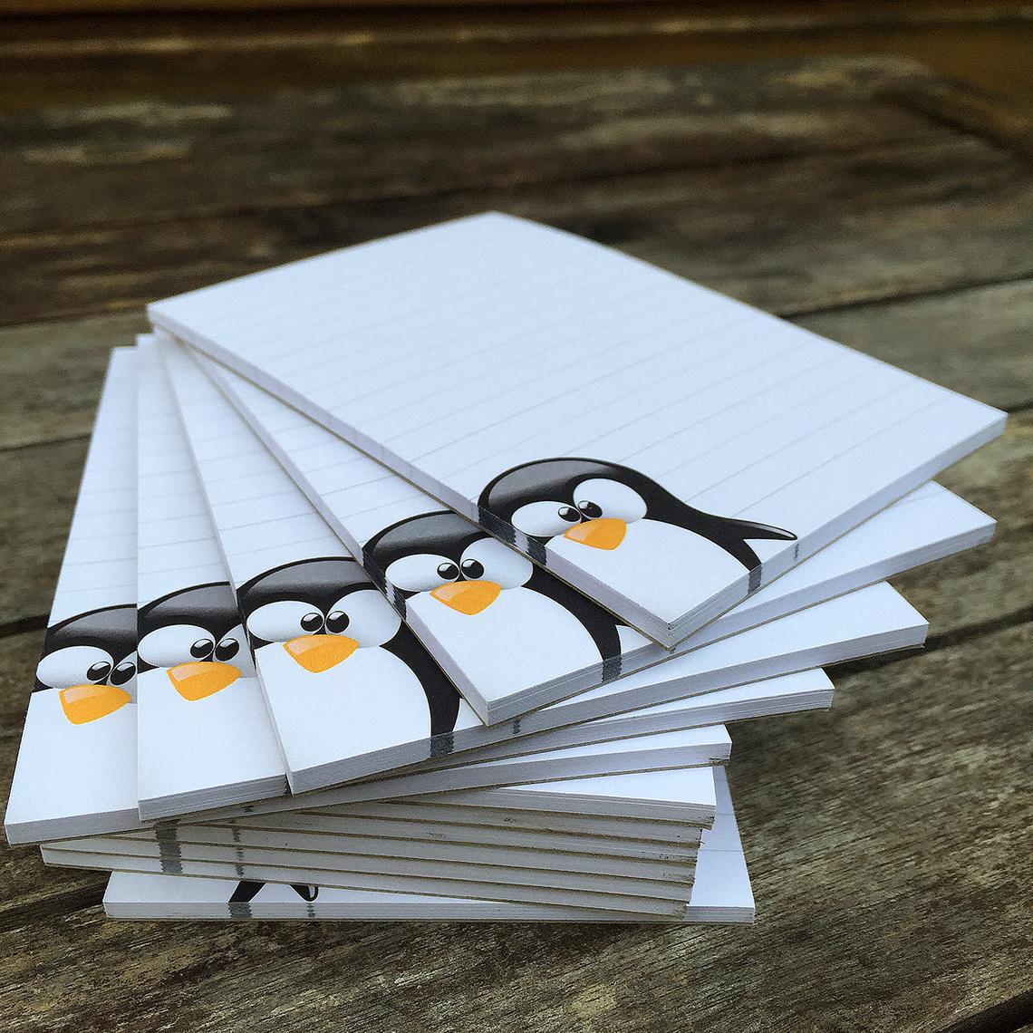 Silly Penguin Mini Notepads