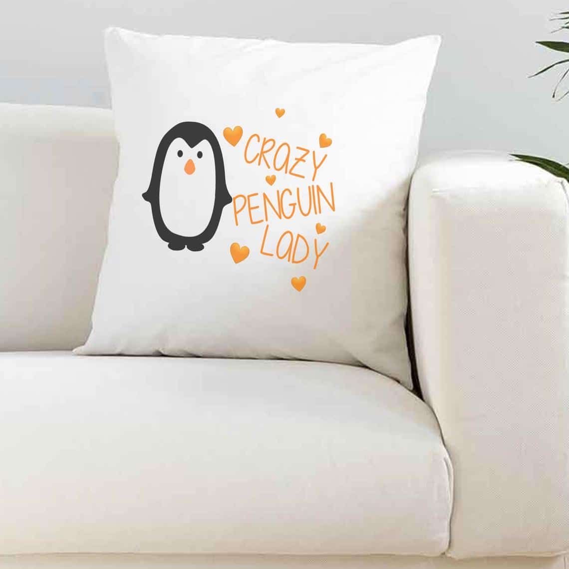 Funny Penguin Pillow