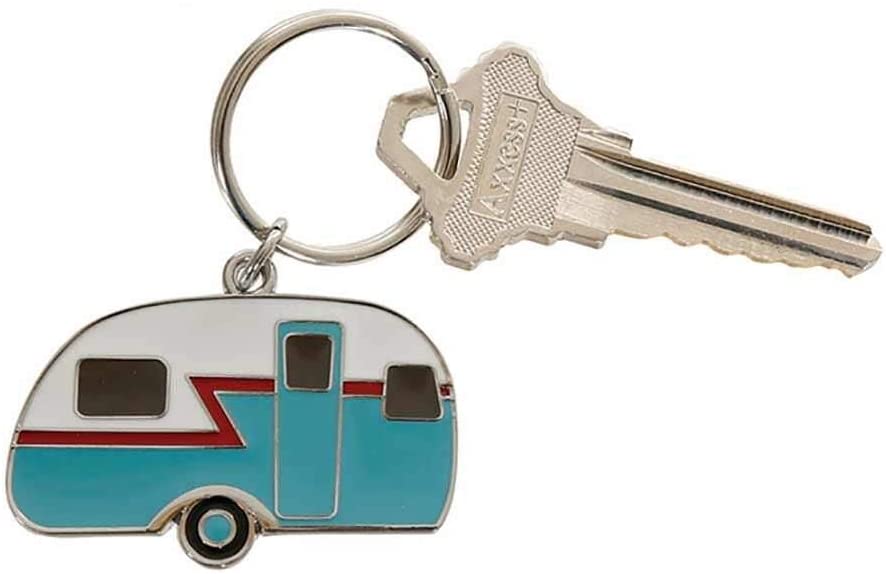 Cute and Sleek Retro Campervan Keychain