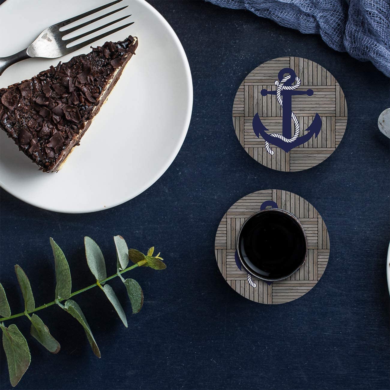 Nautical Anchor Coasters for the Passionate Sailor