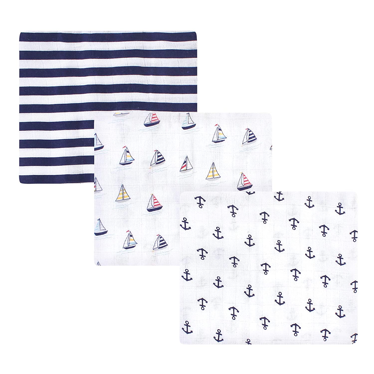 Swaddle Blanket Set for a Sailor’s Baby