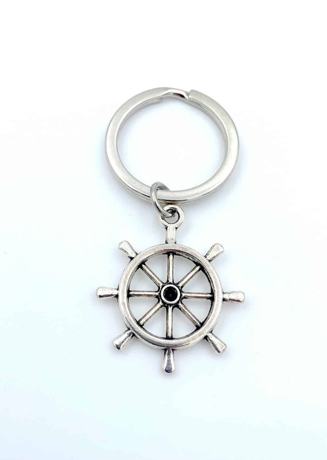 Boating Wheel Keychain