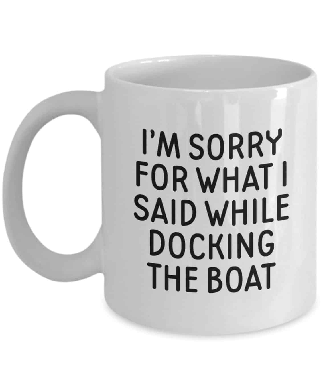 Quirky Mug for a Boating Enthusiast